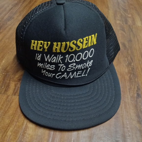 90s "Smoke Hussein" Unisex Snapback Hat - Picture 1 of 3